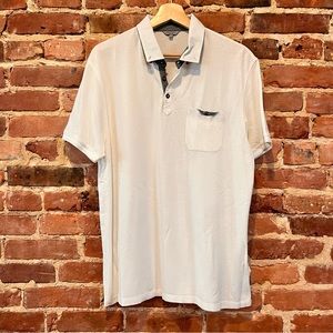 Ted Baker London Polo Pocket Viscose/Cotton Blend Size 6